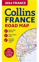 2014 Collins Map of France