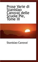 Prose Varie Di Stanislao Canovai Delle Scuole Pie, Tome III