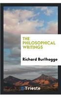 The Philosophical Writings of Richard Burthogge