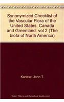Synonymized Checklist of the Vascular Flora of the United States, Canada, and Greenland