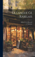 La Langue ge Rabelais