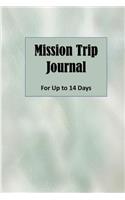 Mission Trip Journal