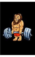 Workout & Food Lion Notebook