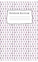 Notebook Knitting: 2:3 Ratio Design Blank Knitter's Journal Graph Paper Notebook on Your Design Knitting Charts for Creative New Patterns Composition Notebook Small Tr