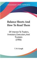 Balance Sheets And How To Read Them