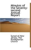 Minutes of the Seventy-Second Annual Report