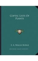 Coptic Lists Of Plants