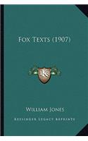 Fox Texts (1907): (English)