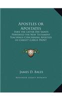 Apostles or Apostates