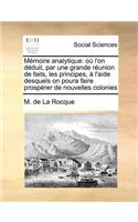 Memoire Analytique