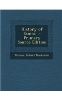 History of Samoa - Primary Source Edition