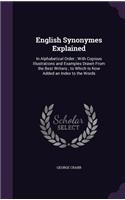 English Synonymes Explained