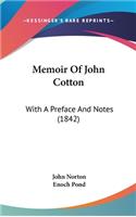 Memoir Of John Cotton