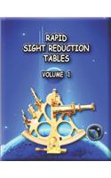 Rapid Sight Reduction Tables Volume 1.: (1 Rapid Sight Reduction Tables)