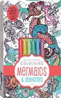 Kaleidoscope Colouring: Mermaids and Seahorses: (Colouring Kit)
