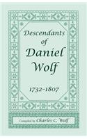 Descendants of Daniel Wolf, 1732-1807