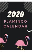 2020 Flamingo Calendar 6x9