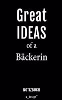 Notizbuch für Bäcker / Bäckerin