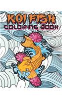Koi Fish Coloring Book