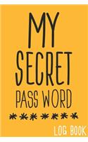 My Secret Password Log Book