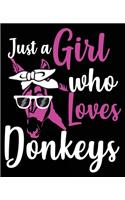 Just A Girl Who Loves Donkeys