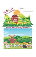 Kids Fun Draw and Write Journal: Composition Half Page Lined Paper with Drawing Space, 8.50 Inches X 11 Inches with 100 Pages