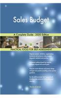 Sales Budget A Complete Guide - 2020 Edition