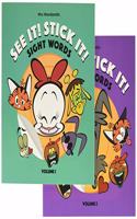 SEE IT STICK IT SIGHT WORDS VOL 1 2