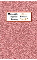 Memorable Impartial Alluring Notebook: Mia Bullet Journal with imitation leather texture cover