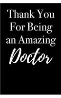 Thank You for Being an Amazing Doctor