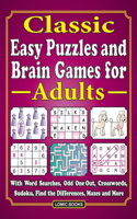 Classic! Easy Puzzles and Brain Games for Adults