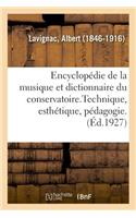Encyclopédie de la Musique Et Dictionnaire Du Conservatoire. 2,3: Deuxième Partie, Technique, Esthétique, Pédagogie. [3], Technique Instrumentale...