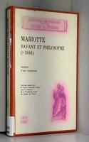 Mariotte Savant Et Philosophe