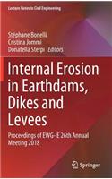 Internal Erosion in Earthdams, Dikes and Levees