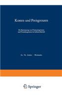 Kosten Und Preisgrenzen