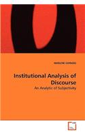 Institutional Analysis of Discourse