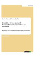 Stündliche Strompreise und Stromverbrauch in Deutschland und Österreich