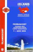 Iceland Touring Map for drivers and tourists 1:600 000