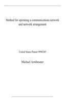 Method for operating a communications network and network arrangement