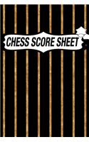 Chess Score Sheet