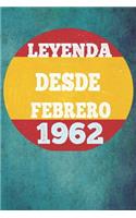Leyenda Desde Febrero 1962
