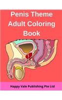 Penis Theme Adult Coloring Book