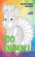 Libri da colorare Zen Doodle - Mandala Anti stress - 100 Animali