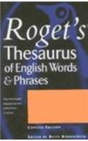 Roget's Thesaurus of English Words