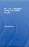 Research Methods for Sports Performance Analysis