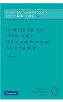 Geometric Analysis of Hyperbolic Differential Equations: An Introduction