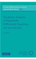 Geometric Analysis of Hyperbolic Differential Equations: An Introduction