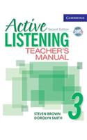 Active Listening 3 Teacher's Manual with Audio CD