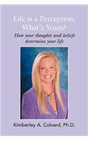 Life is a Perception, What's Yours?: How your thoughts and beliefs determine your life(English)