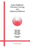 Early Childhood Television Viewing and Adolescent Behavior, Volume 66, Number 1